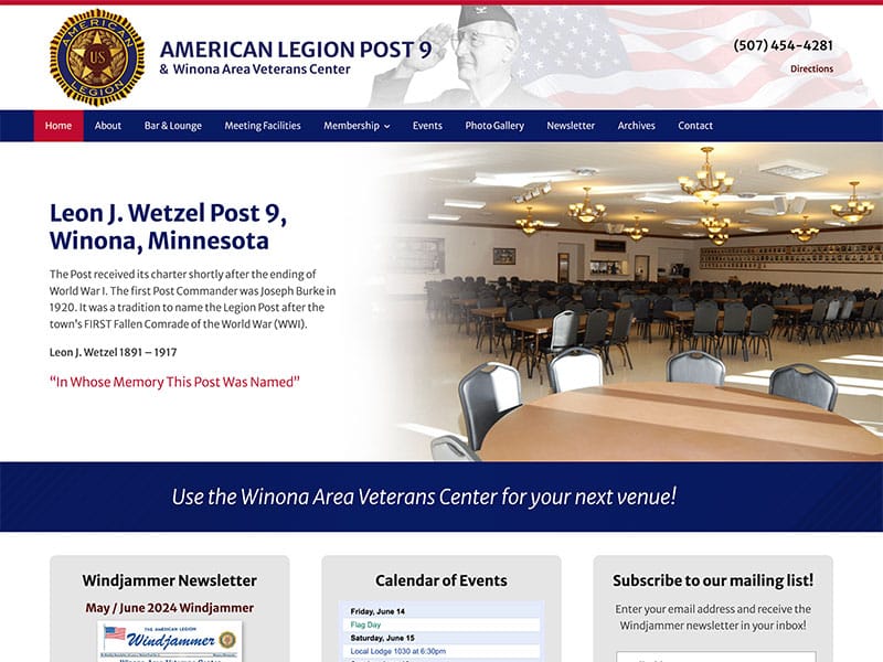 Website Update: American Legion