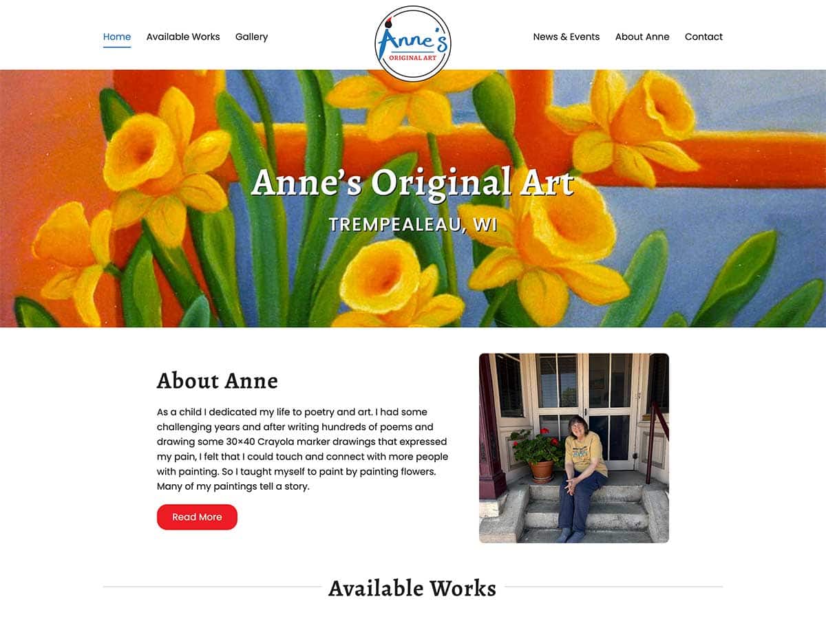 Website Launch: Anne’s Original Art