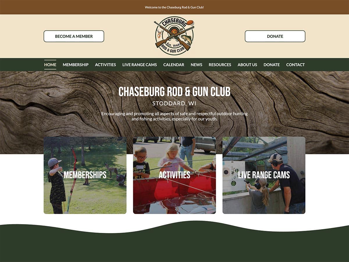 Website Upgrade: Chaseburg Rod & Gun Club