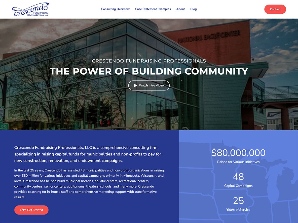 Website Redesign: Crescendo Consulting