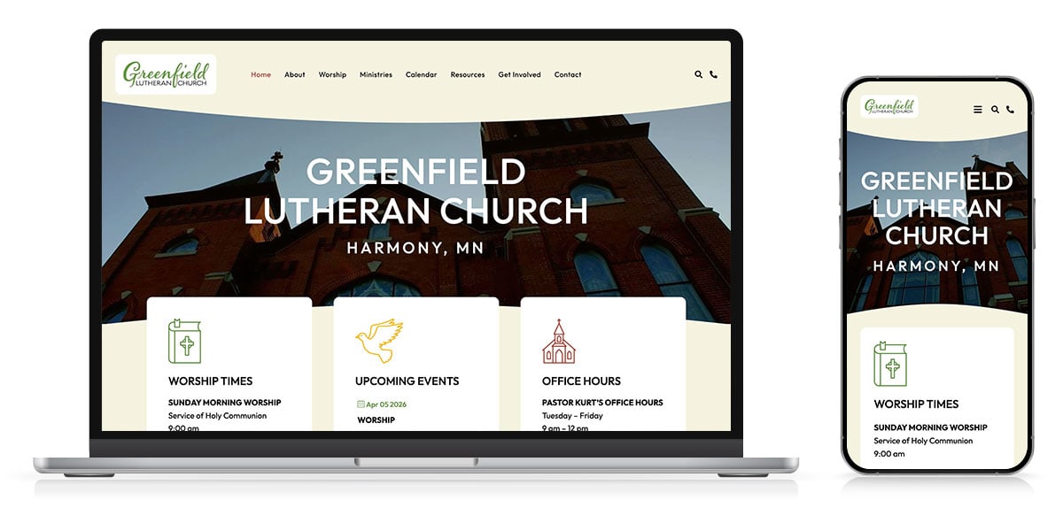 greenfield lutheran website responsive