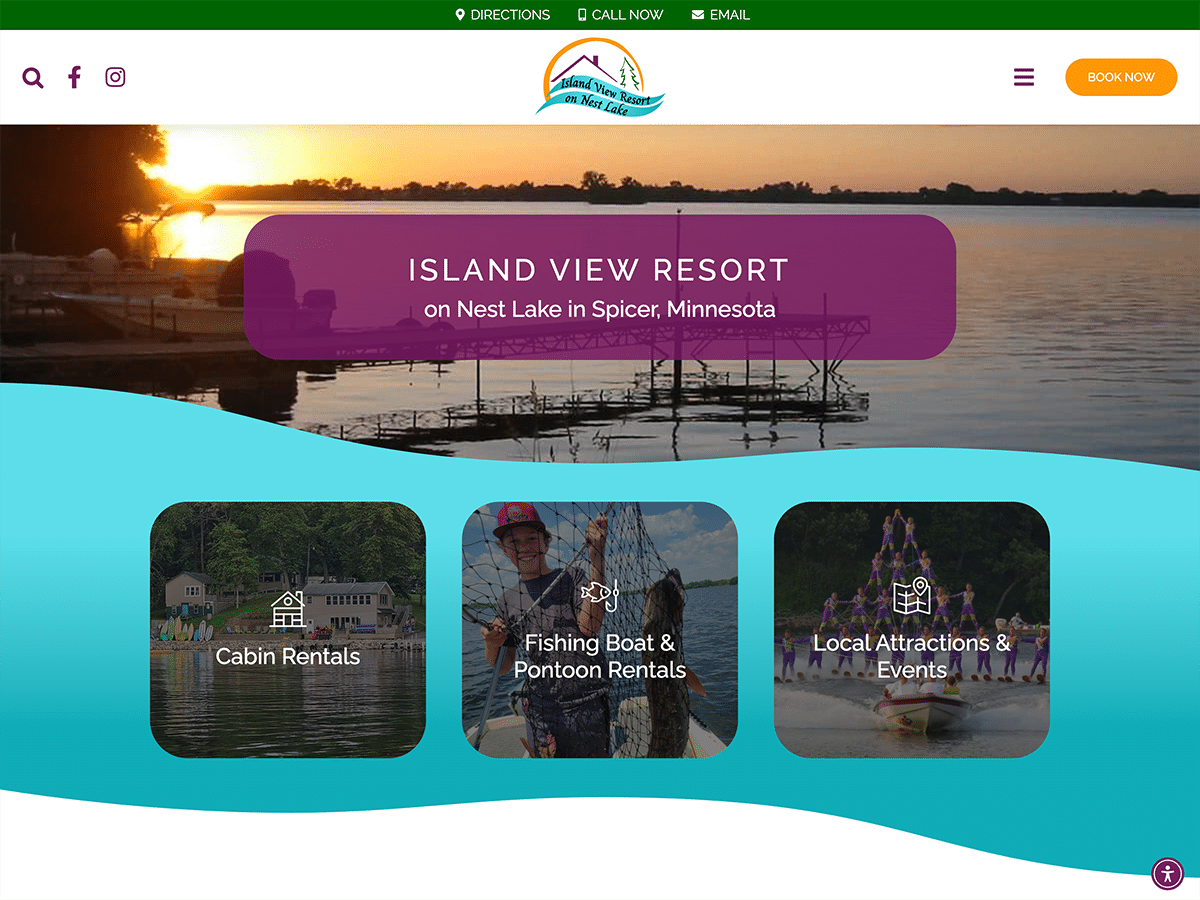 Island View Website Launch