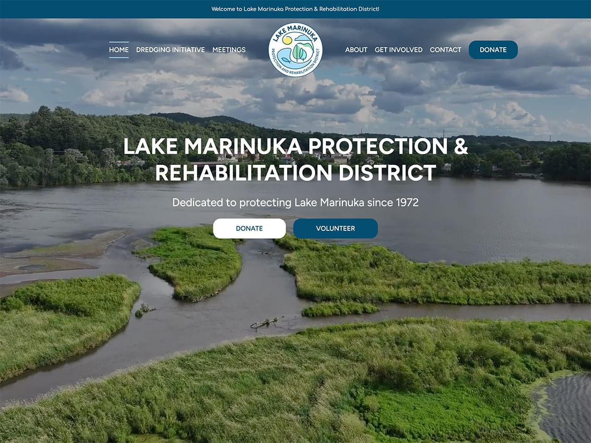 Website Launch: Lake Marinuka