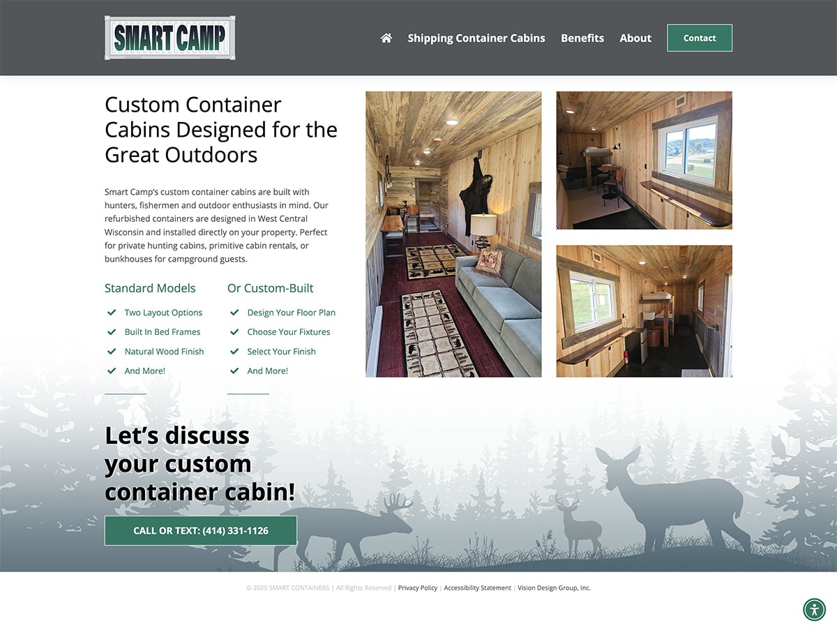 production website design smart camp