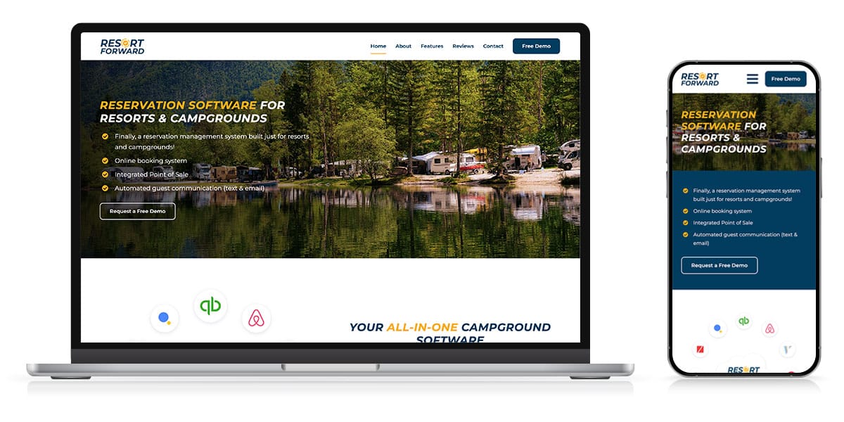 software website design resort forward