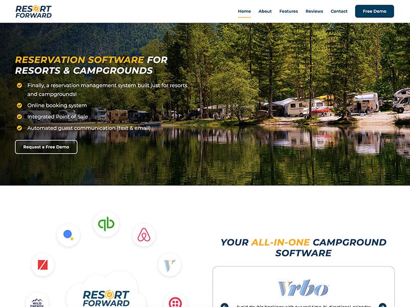 software website design resort forward