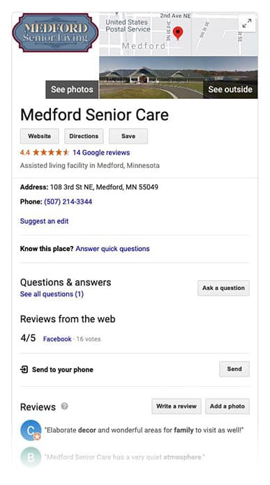Google My Business Service