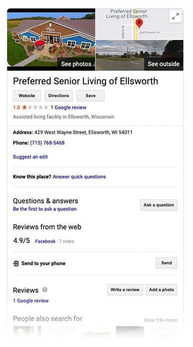 Google My Business Service