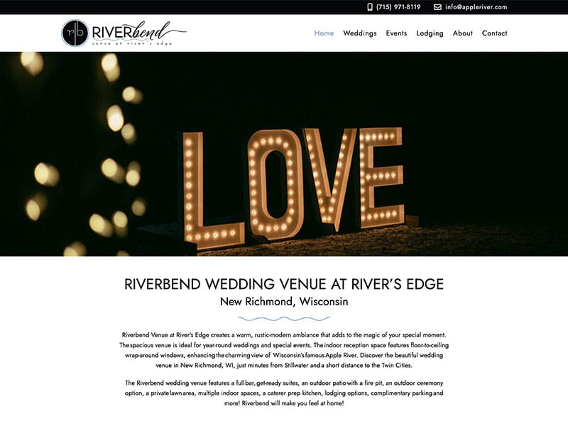 venue website launch