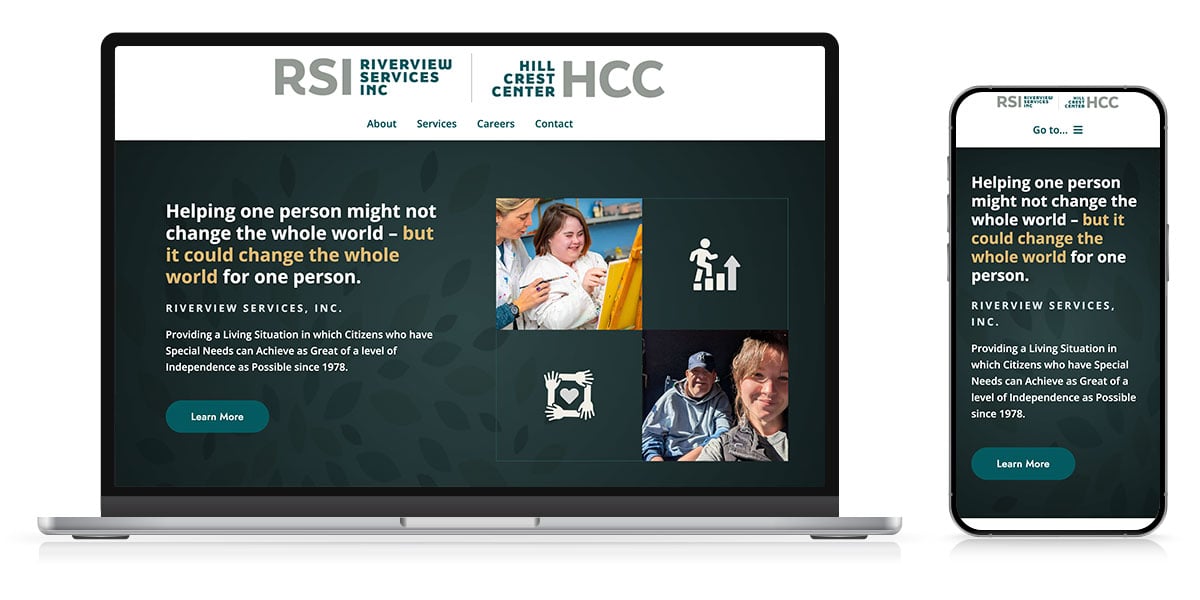 riverview services website responsive