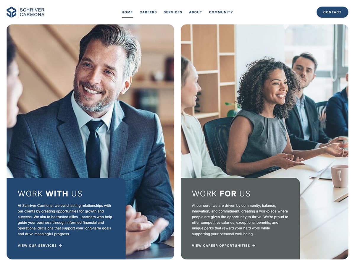 Website Redesign: Schriver Carmona