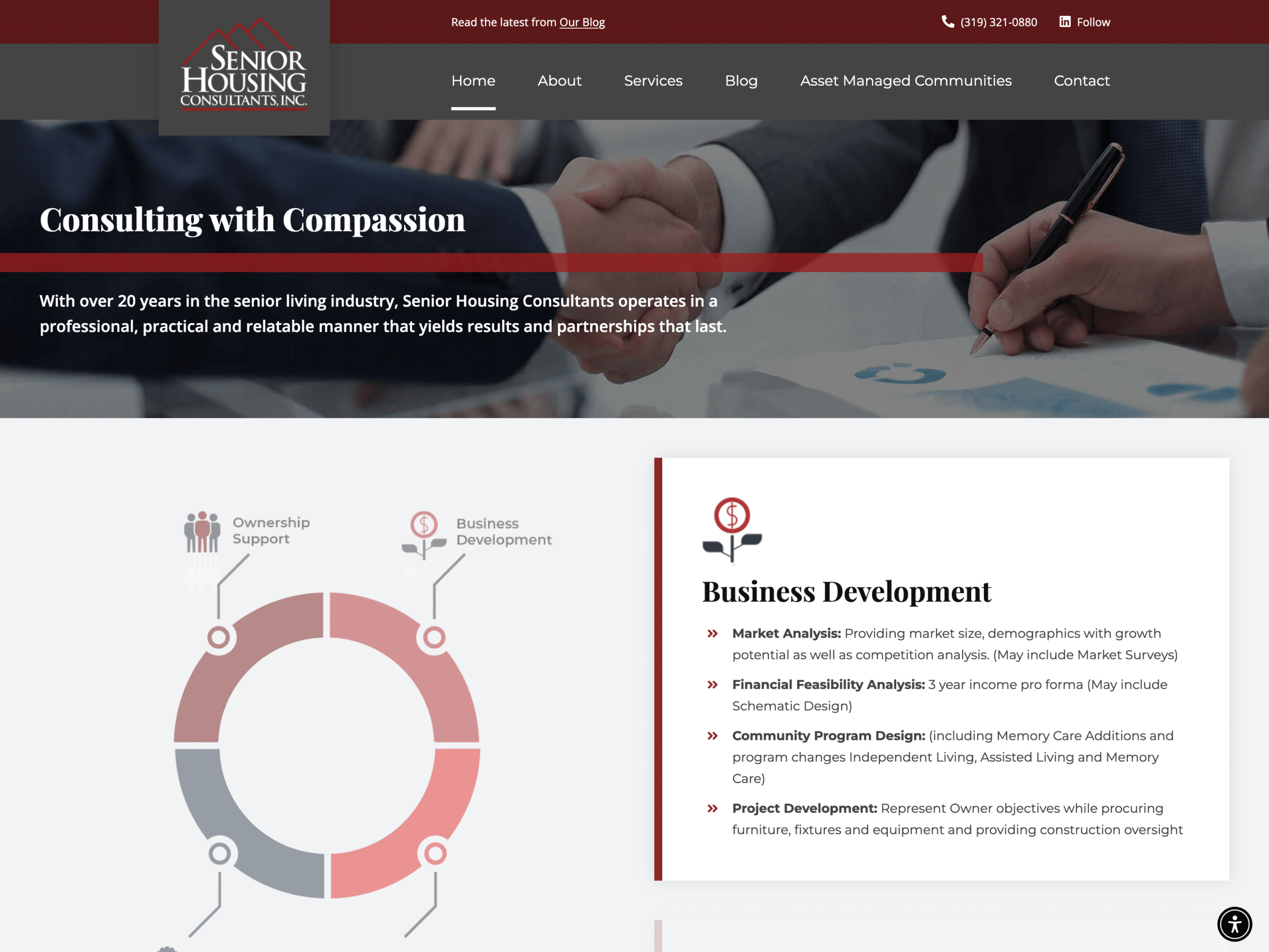 consultant website design