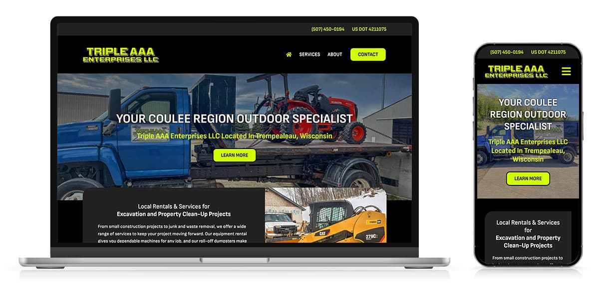 professional website refresh for Triple AAA